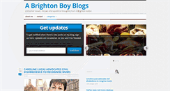 Desktop Screenshot of abrightonboyblogs.co.uk